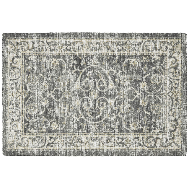 Dalyn Tuscany TU6 Charcoal Rug rectangular rug