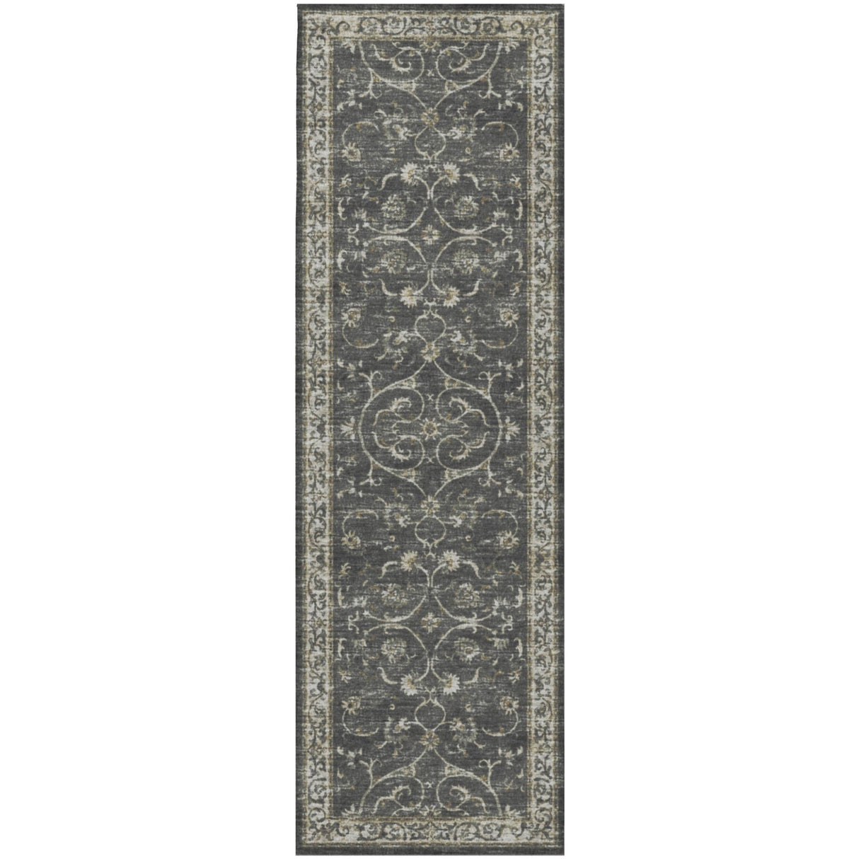 Dalyn Tuscany TU6 Charcoal Rug runner rug