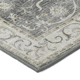 Dalyn Tuscany TU6 Charcoal Rug corner detail