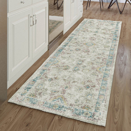 Dalyn Tuscany TU7 Linen Rug shown in a room