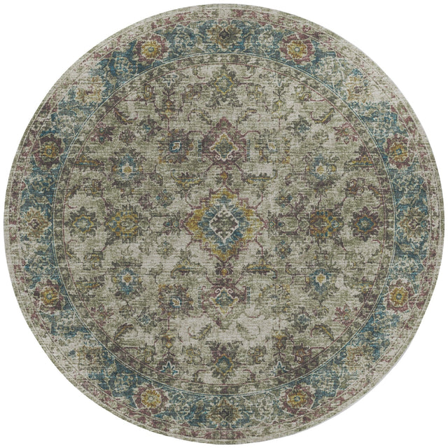 Dalyn Tuscany TU7 Linen Rug round rug