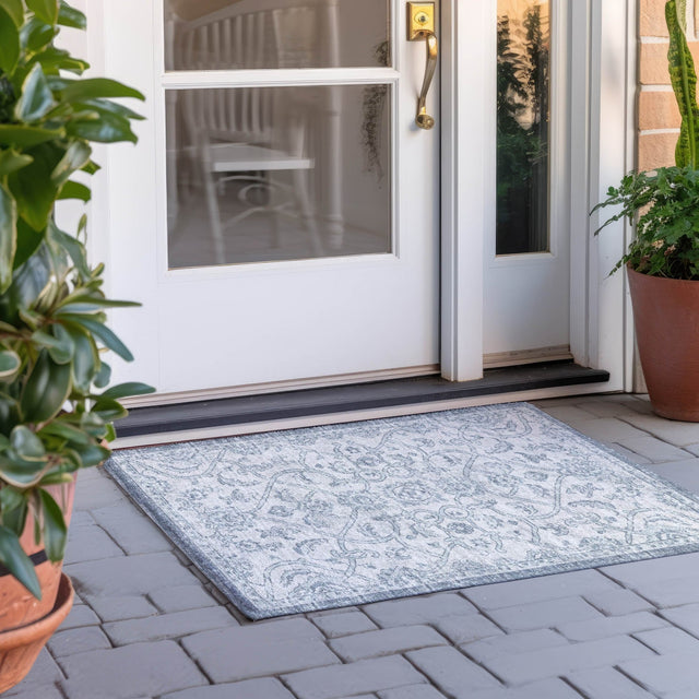 Dalyn Tuscany TU8 Denim Rug outdoor lifestyle image