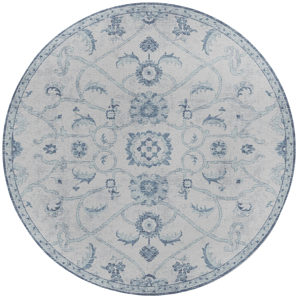 Dalyn Tuscany TU8 Denim Rug round rug