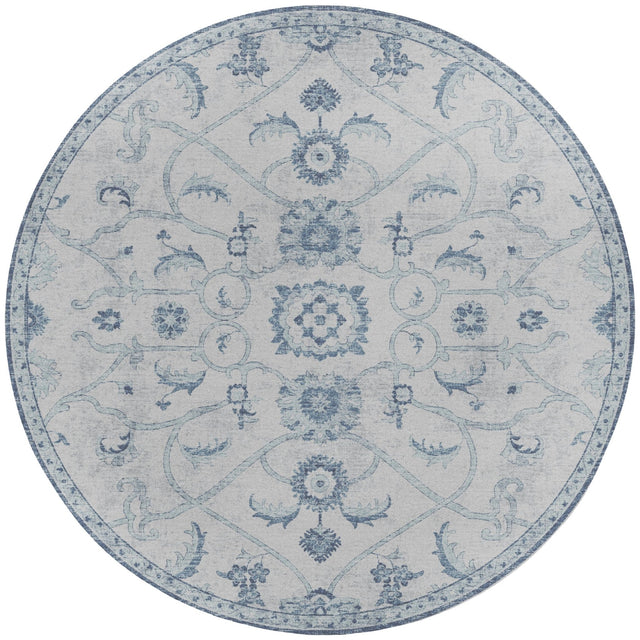 Dalyn Tuscany TU8 Denim Rug round rug