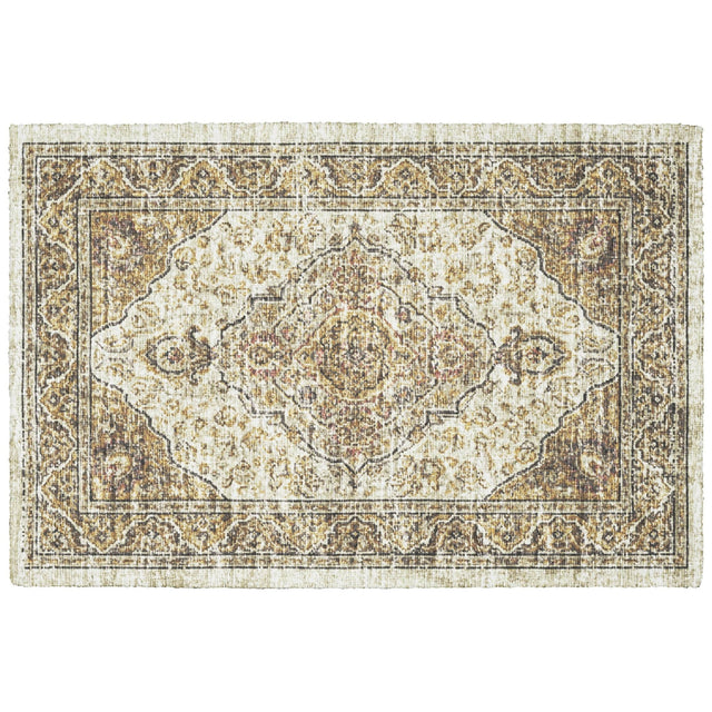 Dalyn Tuscany TU9 Gold Rug rectangular rug