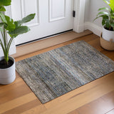 Dalyn Vico VC1 Blue Rug shown in a room