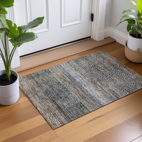 Dalyn Vico VC1 Blue Rug shown in a room