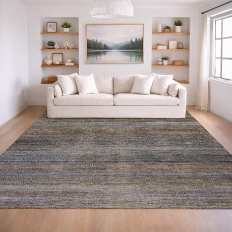Dalyn Vico VC1 Blue Rug shown in a room