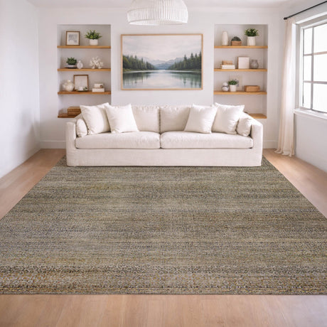 Dalyn Vico VC2 Taupe Rug shown in a room