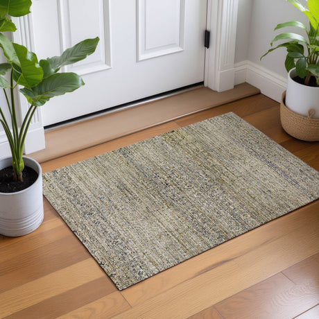 Dalyn Vico VC2 Taupe Rug shown in a room