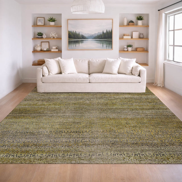 Dalyn Vico VC3 Aloe Rug shown in a room