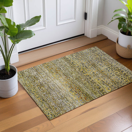 Dalyn Vico VC3 Aloe Rug shown in a room