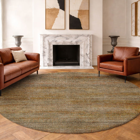 Dalyn Vico VC3 Khaki Rug shown in a room