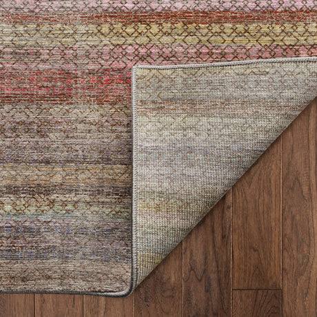 Dalyn Vico VC4 Chocolate Rug backing detail