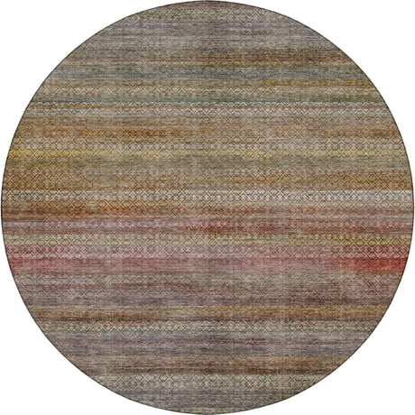 Dalyn Vico VC4 Chocolate Rug round rug