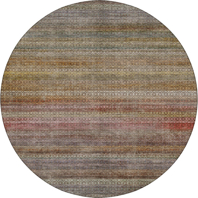 Dalyn Vico VC4 Chocolate Rug round rug
