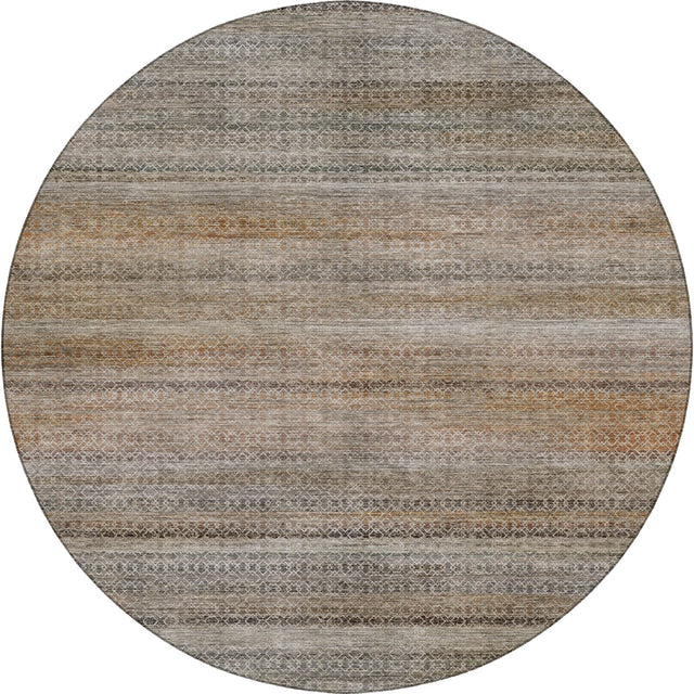 Dalyn Vico VC4 Khaki Rug round rug