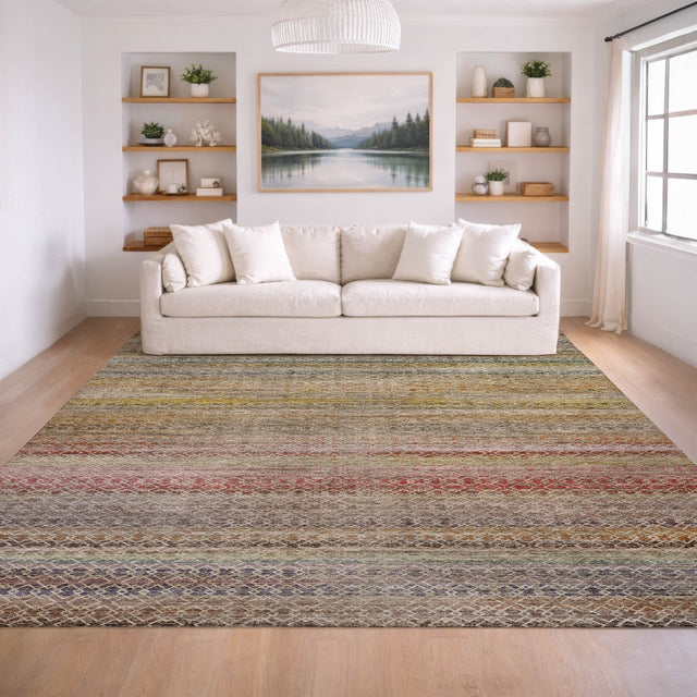 Dalyn Vico VC4 Multi Rug shown in a room