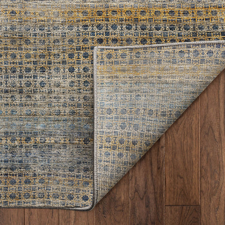 Dalyn Vico VC5 Navy Rug backing detail