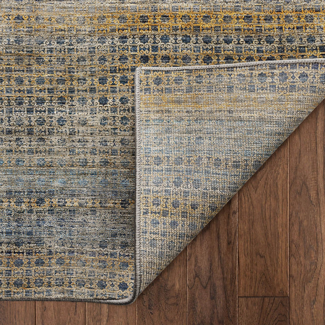 Dalyn Vico VC5 Navy Rug backing detail
