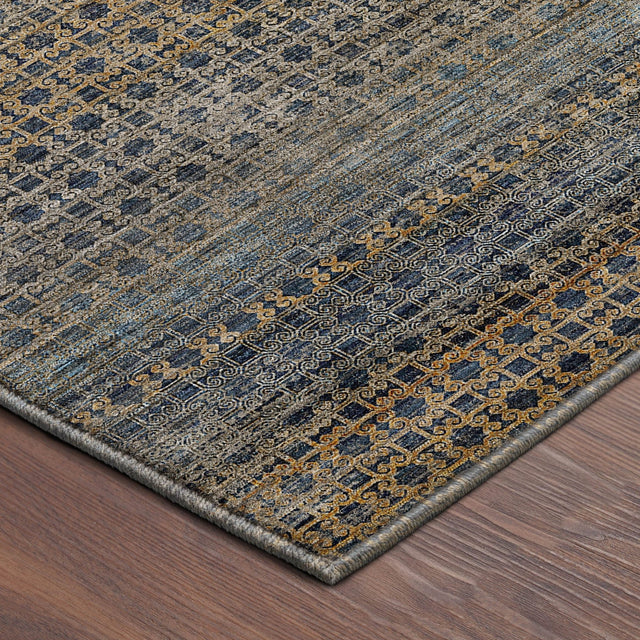 Dalyn Vico VC5 Navy Rug corner detail