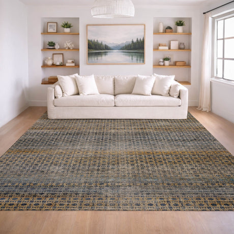 Dalyn Vico VC5 Navy Rug shown in a room