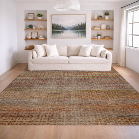 Dalyn Vico VC5 Paprika Rug shown in a room