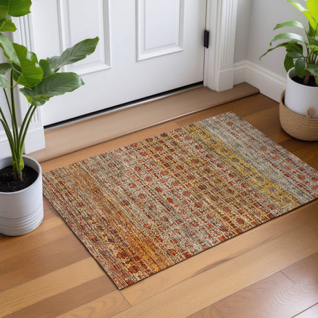 Dalyn Vico VC5 Paprika Rug shown in a room