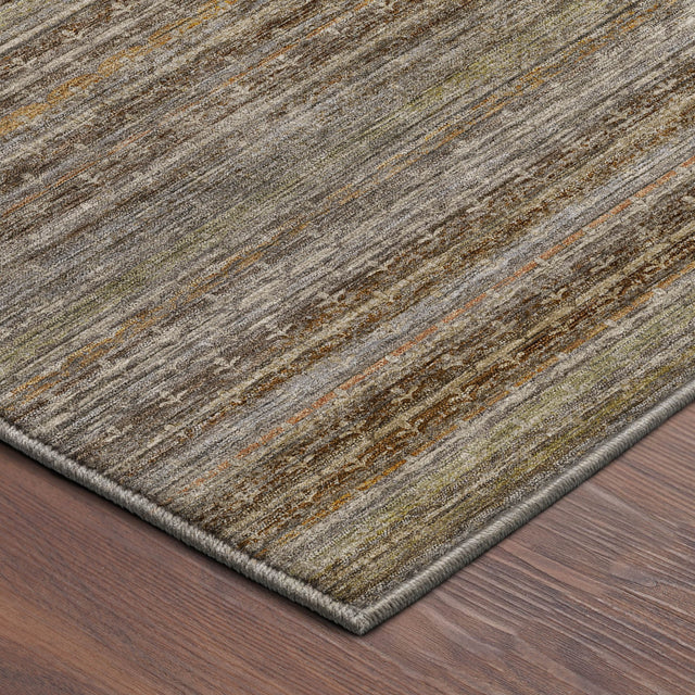 Dalyn Vico VC6 Chocolate Rug corner detail