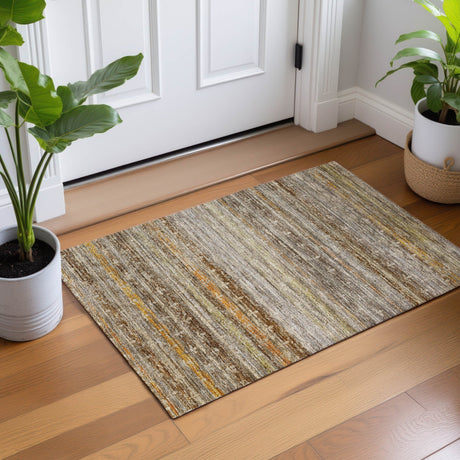 Dalyn Vico VC6 Chocolate Rug shown in a room