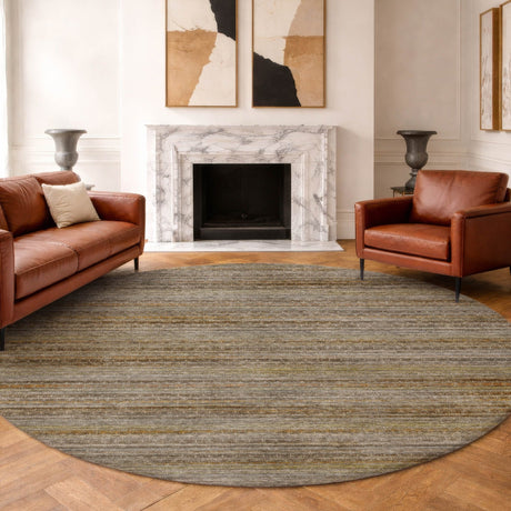 Dalyn Vico VC6 Chocolate Rug shown in a room