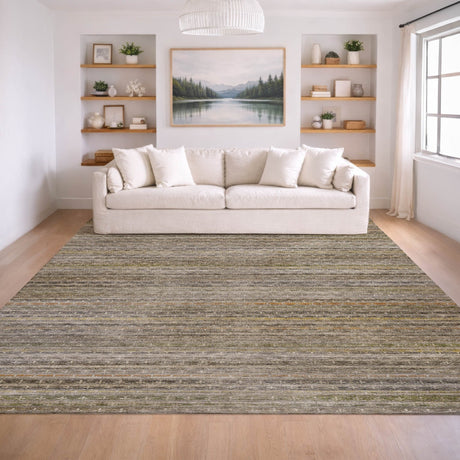 Dalyn Vico VC6 Gray Rug shown in a room