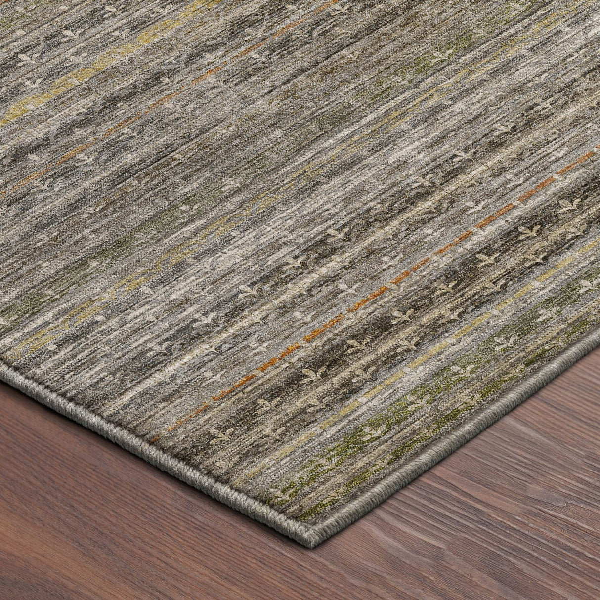 Dalyn Vico VC6 Gray Rug corner detail