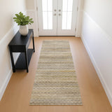 Dalyn Vico VC6 Ivory Rug shown in a room