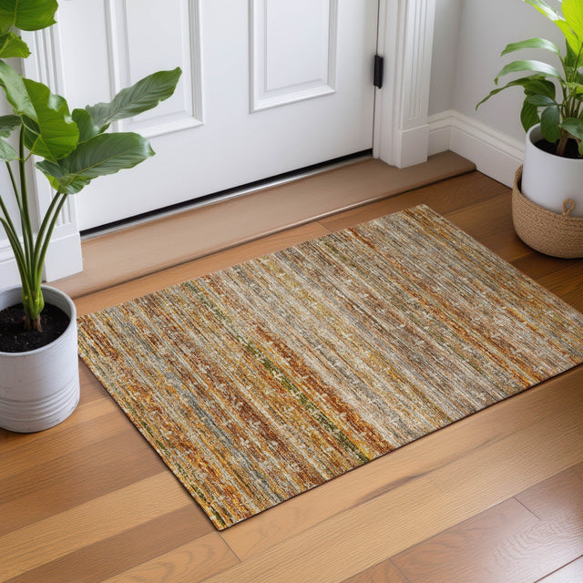 Dalyn Vico VC6 Paprika Rug shown in a room