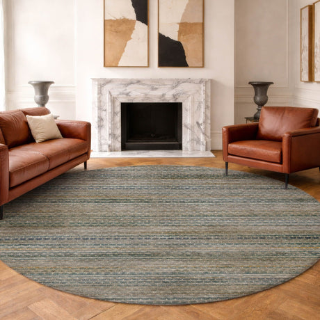 Dalyn Vico VC6 Teal Rug shown in a room