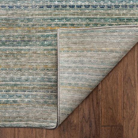 Dalyn Vico VC6 Teal Rug backing detail