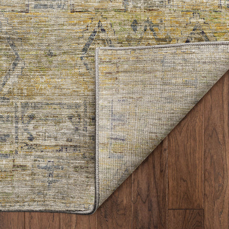 Dalyn Vico VC7 Gold Rug backing detail
