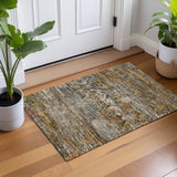 Dalyn Vico VC7 Gray Rug shown in a room