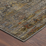 Dalyn Vico VC7 Gray Rug corner detail
