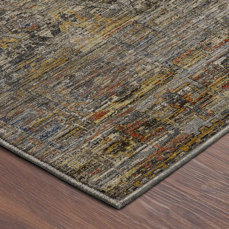 Dalyn Vico VC7 Gray Rug corner detail