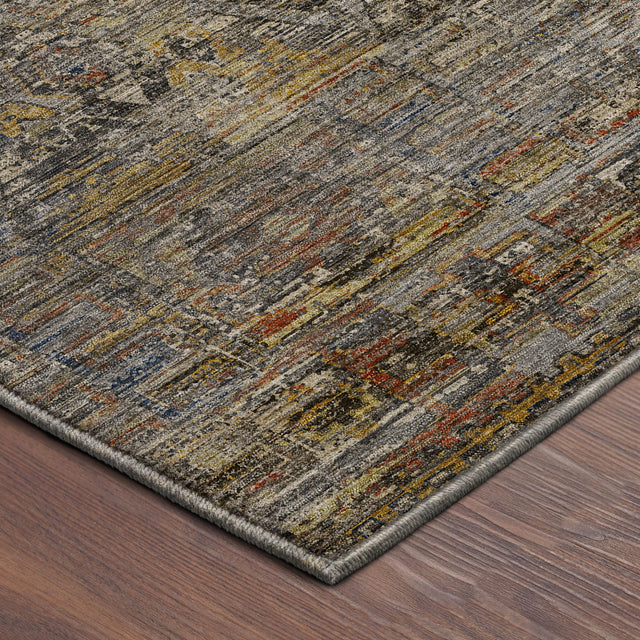 Dalyn Vico VC7 Gray Rug corner detail