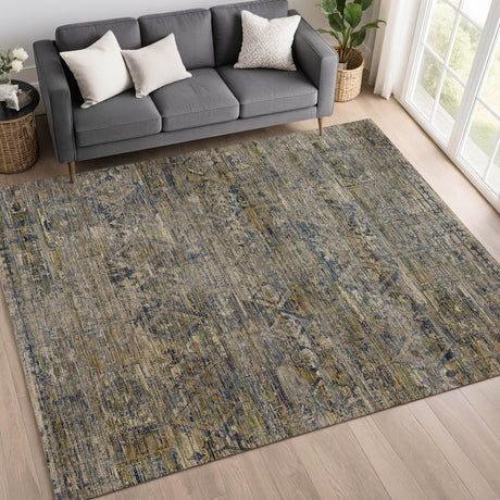 Dalyn Vico VC7 Navy Rug shown in a room