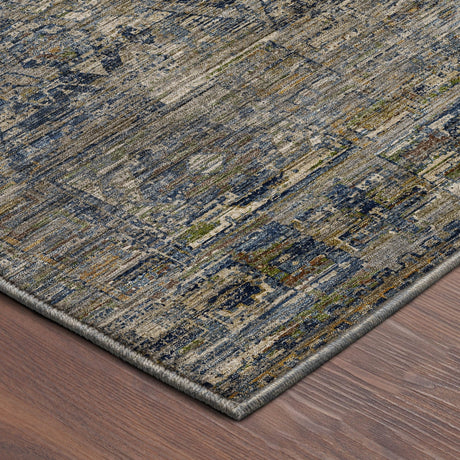Dalyn Vico VC7 Navy Rug corner detail