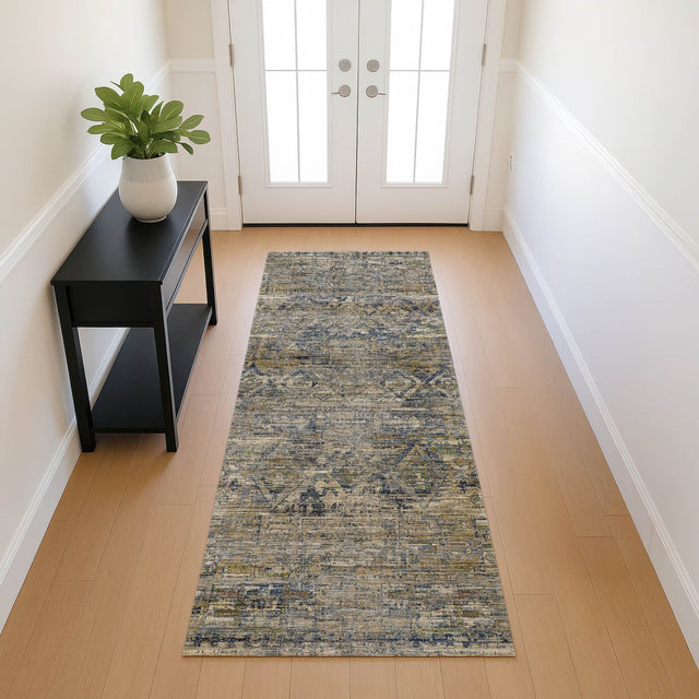 Dalyn Vico VC7 Navy Rug shown in a room
