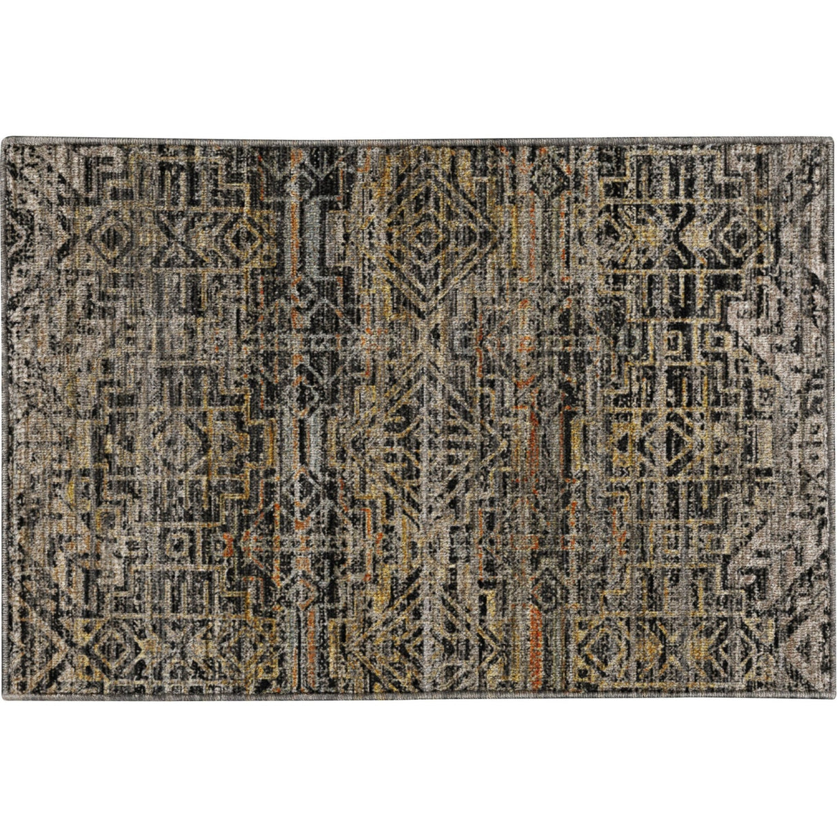 Dalyn Vico VC8 Black Rug rectangular rug