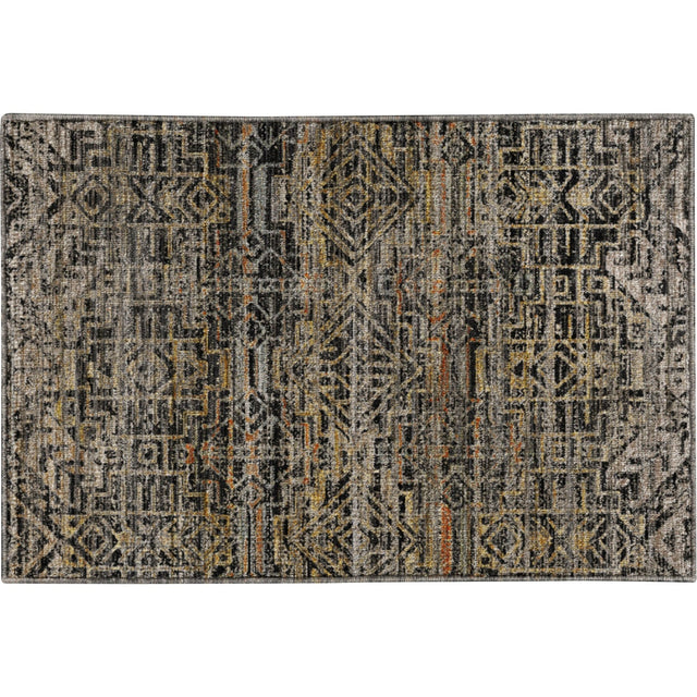 Dalyn Vico VC8 Black Rug rectangular rug
