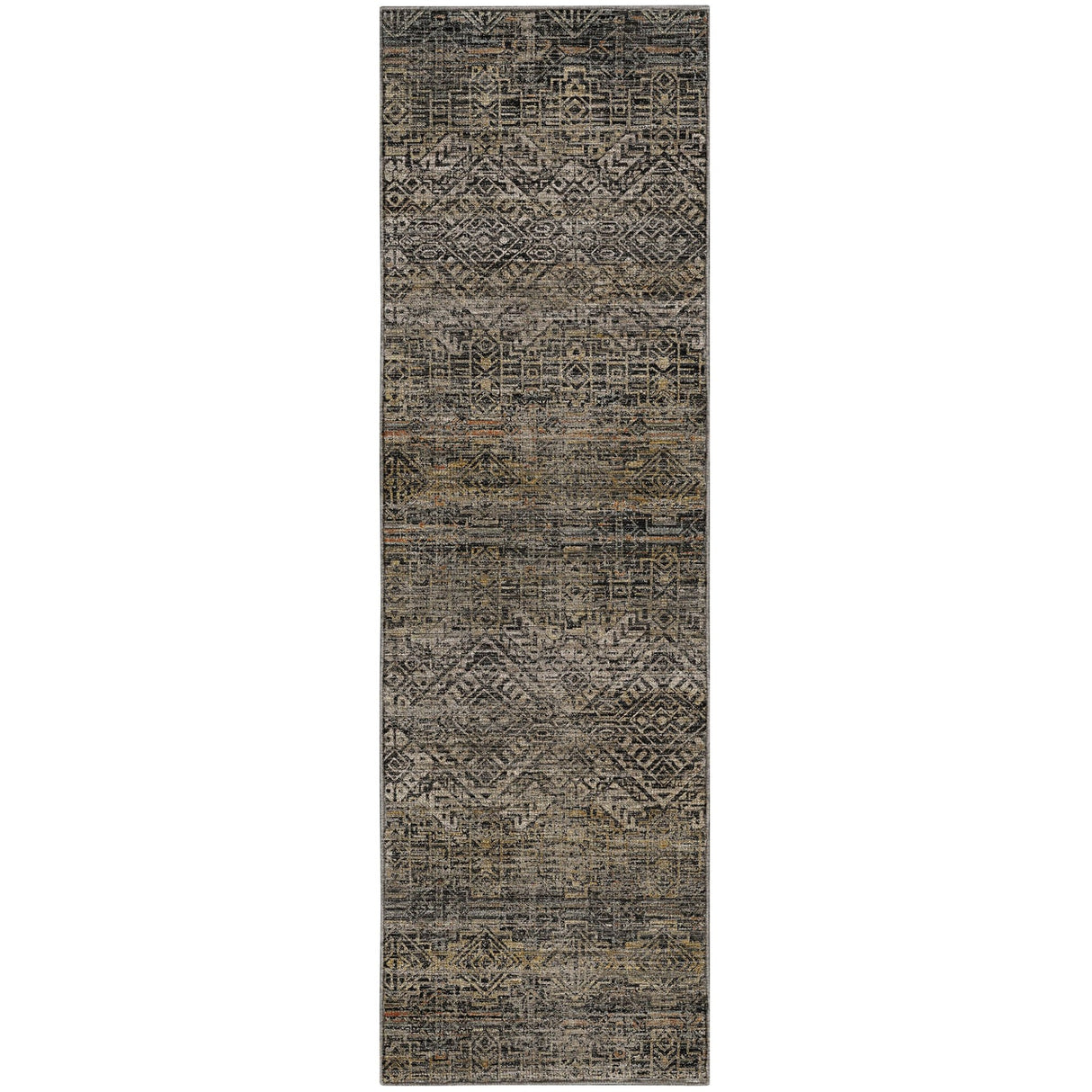 Dalyn Vico VC8 Black Rug runner rug