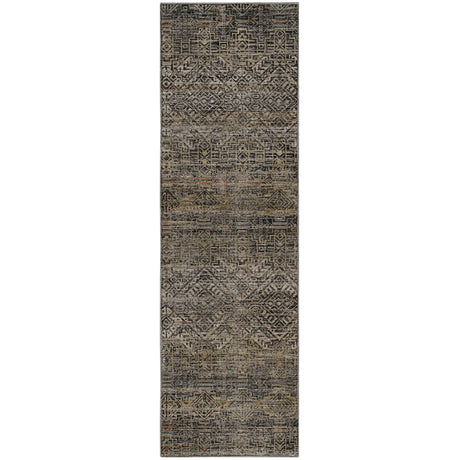 Dalyn Vico VC8 Black Rug runner rug