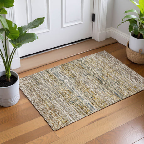 Dalyn Vico VC8 Linen Rug shown in a room